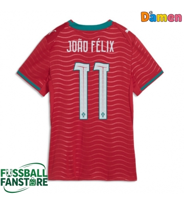 Portugal Joao Felix #11 Replik Heimtrikot Damen WM 2026 Kurzarm